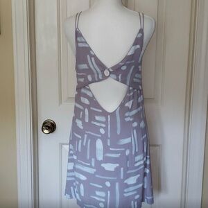 SILENCE + Noise Open Back Mini Dress